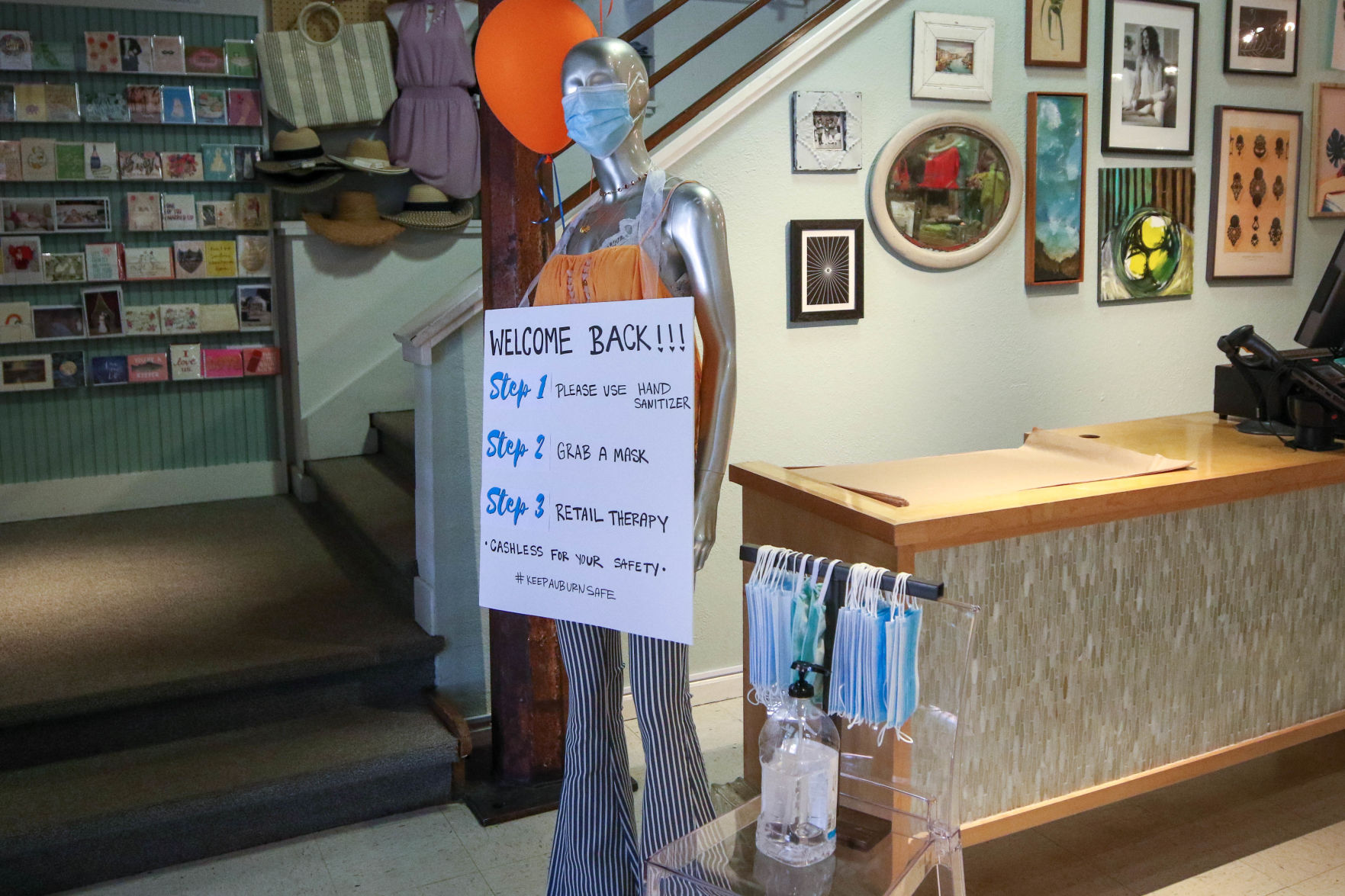 Retail stores reopen under Safer-at-Home order